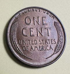 1940-D Lincoln cent BU proof Like Brown Surface As Pictured # LP  1940-D