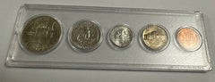 1957 Whitman Holder 5-coin Set Lot # 1957