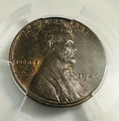 1940 Lincoln Wheat Cent PCGS MS62BN (Rare  Find In Brown) #OA33