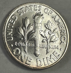 1961-P Roosevelt Dime Gem BU 90% Silver Lot # 1961-P