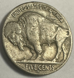 1936-PD&S 5C Buffalo Nickel F-XF Lot # BN 1936 PD&S “FREE SHIPPING “