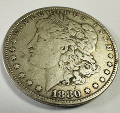 1880-P Morgan 90% Silver Dollar - Nice!! Strong Coin With Bold Date # 1880-P