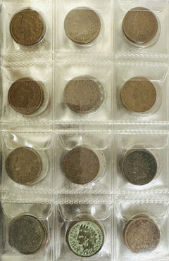Coin Collection Book W/ 120 Coins Including 12 Silver ( Please Read Description)