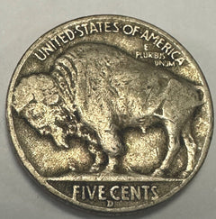 1937 D Buffalo Nickel - Full Date  - XF  # BN 1937-D XF “FREE SHIPPING “