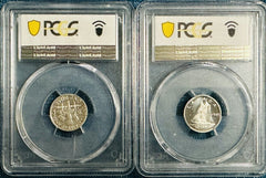 Lot Of 2 Silver Dime US & Canada( 1964 & 1965) As Pictured # (US/Canada 64,65)