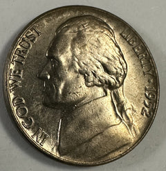 1952 Jefferson Nickel - BU Lot # NR 7663 Low Price