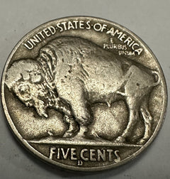 1937 D Buffalo Nickel - Full Date  - XF  # BN 1937-D XF (#2) “FREE SHIPPING “