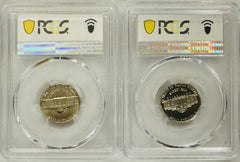 Lot Of 2 Jefferson Nickel 1976 D&S PCGS PR69 & MS65 As Pictured # OA 28