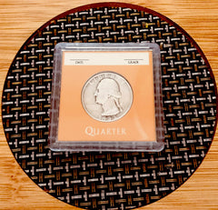 1932 Washington Quarter ~  (VF) ~ 90% Silver ~ 1 Coin With  Plastic Case