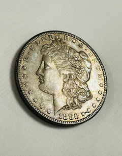 1880-S Morgan Silver Dollar With A Unique Dark Toned As Pictured # MSD 1880-S DT
