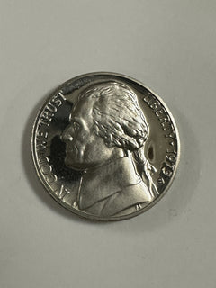 Lot Of 3 1975-S GEM BU PROOF JEFFERSON NICKEL BRILLIANT UNCIRCULATED COIN #57782