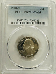 Wow! Lot Of 2 1978-S  PCGS PR70DCAM (top Grade) ( Guide Price $67) #1978-S OA 25