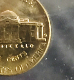 1946-S Jefferson nickel with natural toned lot # JN 01