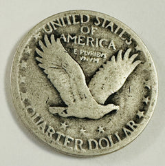 1929-S Standing Liberty Silver Quarter VF W/ Full Date & Mint Mark # 564-78