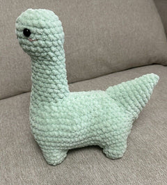 Handmade Crochet  Large Dinosaur ( 10 In By 10 In) As Shown (great Gift Ideas)