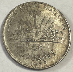 1975 Republic Of Haiti Holy Year 50 Gourdes 