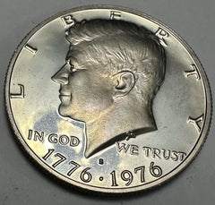 1776 - 1976 S CLAD PROOF BICENTENNIAL KENNEDY HALF DOLLAR Toning # 1976 KPHD