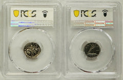 Wow! Lot Of 2 1975 ( USA & CANADA) Dimes PCGS PR69 & SP67 # OA 07 " Low Price"