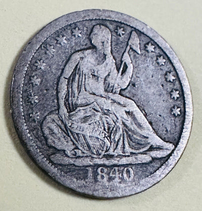 1840 P Seated Liberty Half Dime  Good Details W/ Full Date( Lowest Price)#184-02
