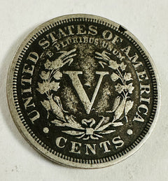 1899 Liberty V Nickel Full Liberty, Beautiful Coin W/ Natural Dark Toned # LVN12