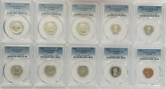 50% Off Extreme Sale Lot Of 10 CANADA  Coins PR69DCAM/PL 65 As Shown #B C8
