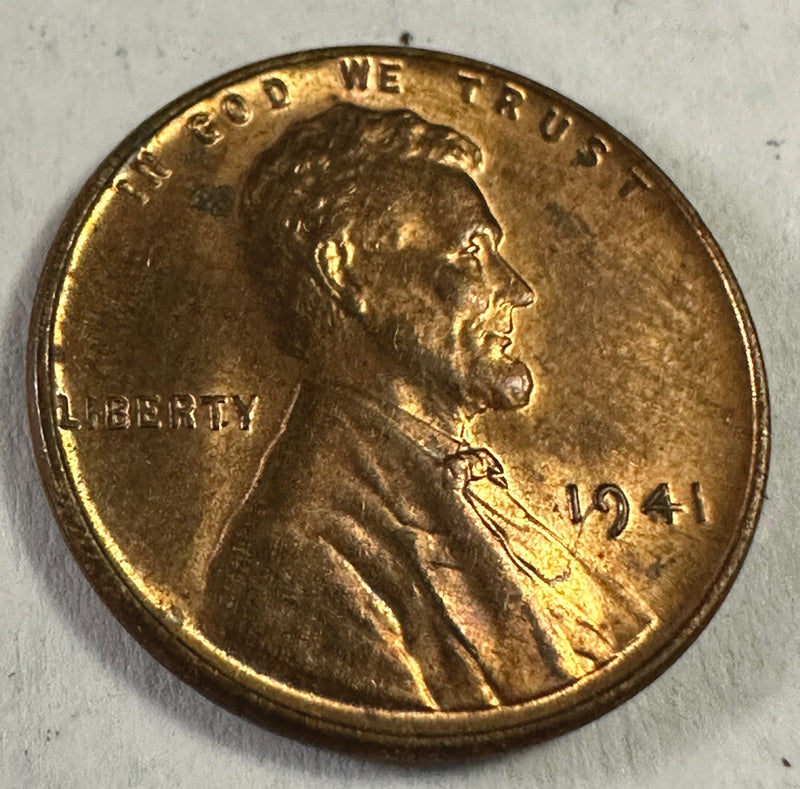 1941-P Lincoln Wheat Cent Uncirculated High Grade “low Price” “FREE SHIPPING “