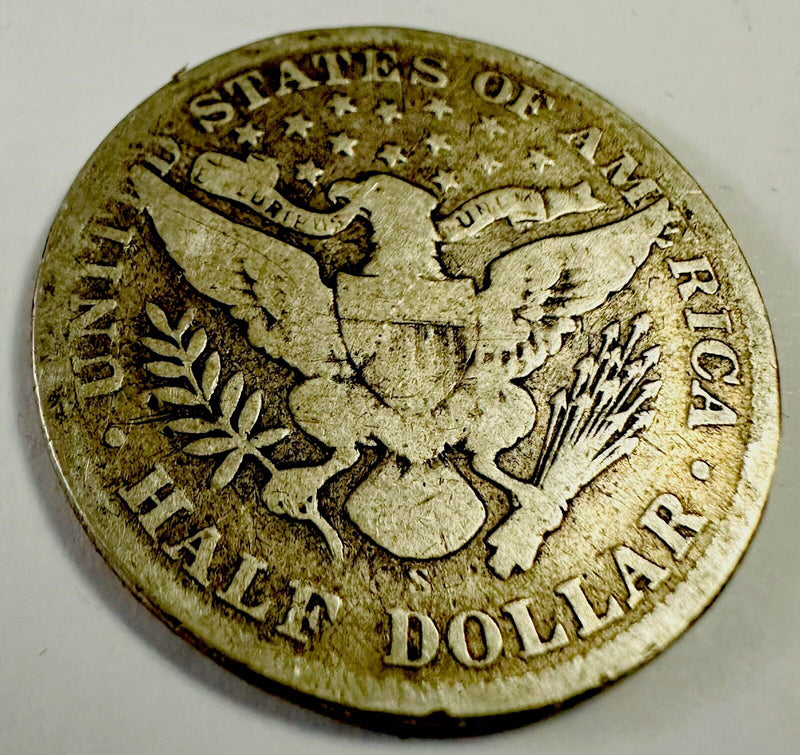 1910-S Barber Half Dollar  Low Mintage 90% silver Coin Fine Details # BHD1910-S