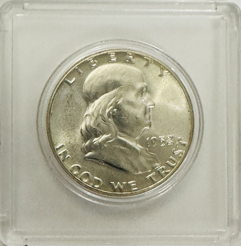 1952 Franklin Half Dollar - Gem BU - 90% Silver~ As Shown~ Great Price- #FHD52BU