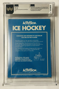 Atari 2600 Ice Hockey WATA 9.8 NS Graded New Sealed Blue Box!