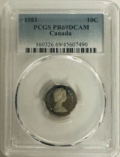 50% Off Lot Of 3 Canadian 1981 Coins PCGS PR69DCAM ($14.99 Regular $30) # OA 153