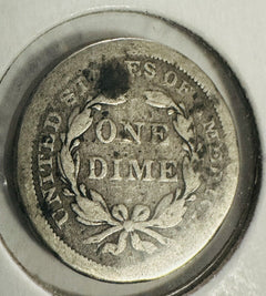 1841 P Seated Liberty Silver Dime- Philadelphia Nice Coin As Pictured # SLD 1841