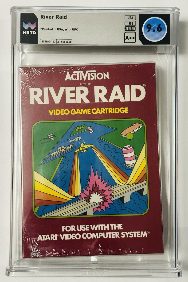 Atari 2600 River Raid 1982 WATA 9.6 A++ sealed new