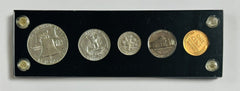 1957 US Proof Set W/ 5 Gem BU Coins In Capital Holder # PS 1957 GBU