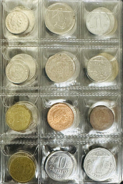 Coin Collection Book W/ 120 Coins Including 12 Silver ( Please Read Description)