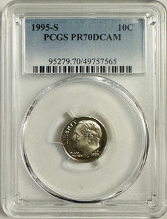 Lot Of 2 Perfect PCGS PR70DCAM COINS~90's & 2000's (top Grade None Better) OA141