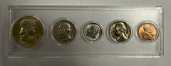 1957 Whitman Holder 5-coin Set Lot # 1957