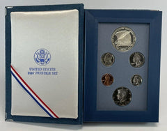 1987-S Prestige 6-coin set -with COA including  silver Constitution  $1.