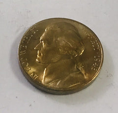 1946-S Jefferson nickel with natural toned lot # JN 01