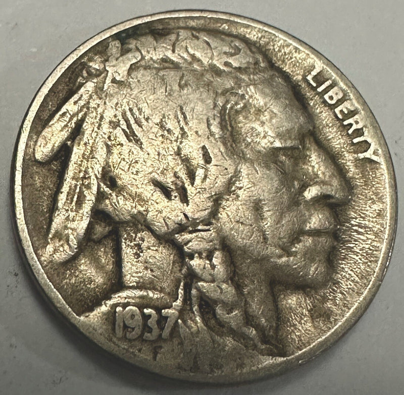 1937 D Buffalo Nickel - Full Date  - XF  # BN 1937-D XF (#2) “FREE SHIPPING “