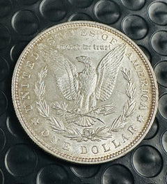 1887 p morgan silver dollar AU-UNC Lightly Toned AS SHOWN #1887-P LT AS