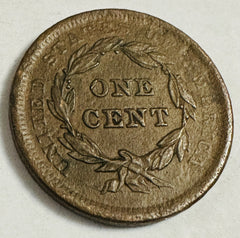 1841 Large Cent, Braided Hair Beautiful Reverse Full Date As Pic. (#BHLC 1841)