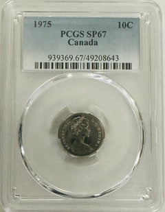 Lot Of 2 Canada ( 1C & 10C) PL67 & SP67 As Pictured # OA 27 (low Price)