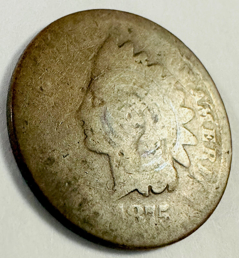 1875 Indian Head Cent (book Filler) # IHP 1875 #02
