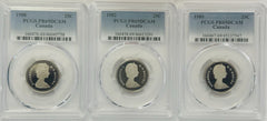 50% Off Extreme Sale Lot Of 10 CANADA  Coins PR69DCAM/PL 65 As Shown #B C8