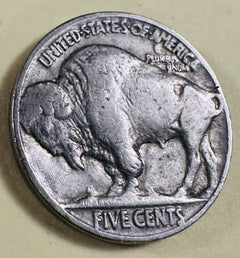 1936-P Buffalo Nickel BOLD FULL DATE , Almost Full Horn As Pictured # BN 09
