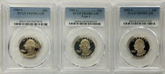 Lot Of 5  Year Run Washington Quarters (78-82) PCGS  PR69DCAM (Book Val. $78) #5