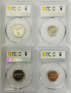 Lot Of 4 Special Mint Set All PCGS SP67 SMS (hard Finding Together) Book Val $77