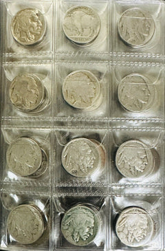 Coin Collection Book W/ 120 Coins Including 12 Silver ( Please Read Description)