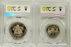 Lot Of 2 PCGS PR69DCAM COINS( Kennedy Half & Quarter) # OA 31 (Book Value $29)