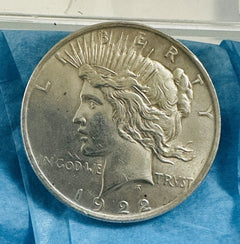 1922 Silver Peace Dollar As Pictured Beautiful Coin # PD 1922-P